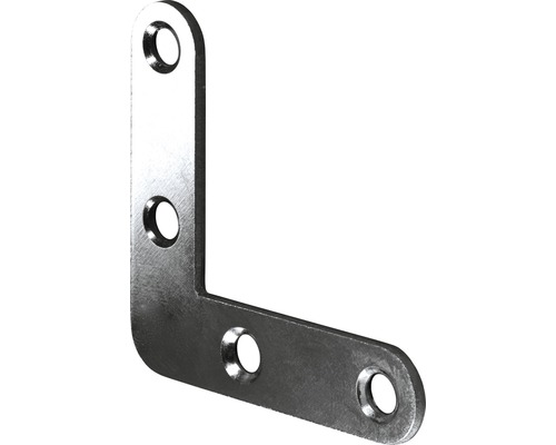Hettich Flat angle galvanized 40x40x10 mm, 30 pieces.