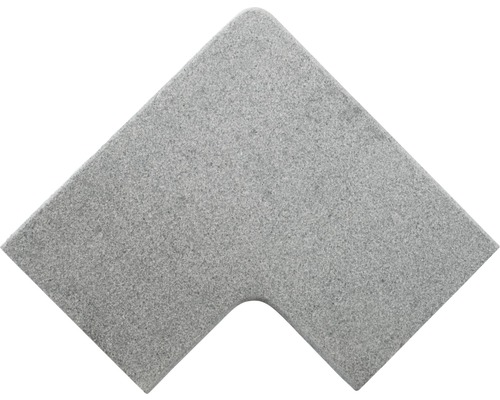 FLAIRSTONE pool border Phoenix gray corner piece rounded inside + outside 60x35 / 60x35 x 3 cm