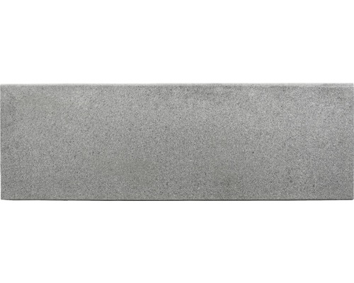 FLAIRSTONE pool surround Phoenix gray straight, both long sides rounded 115 x 35 x 3 cm