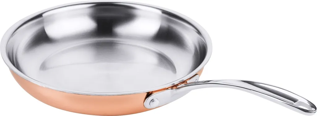 Contacto Flambé pan, frying pan, copper/stainless steel, Ø20-28 cm selectable: 24 cm variant: 24 cm
