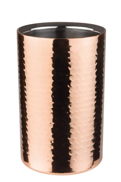 Bottle cooler COPPER D: 12 / 10 cm, H: 20 cm, stainless steel, copper look exterior, double-walled