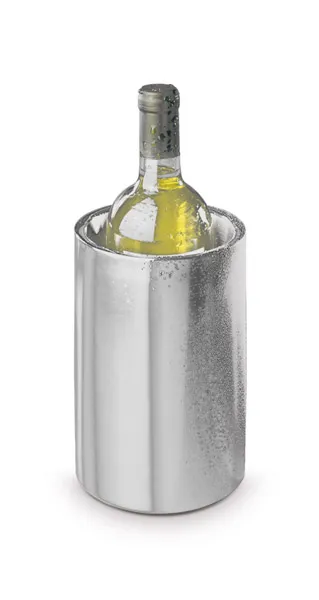 Bottle cooler D: 12 / 10 cm, H: 20 cm, stainless steel, matt polished, for 0.7 - 1.5 ltr. bottles