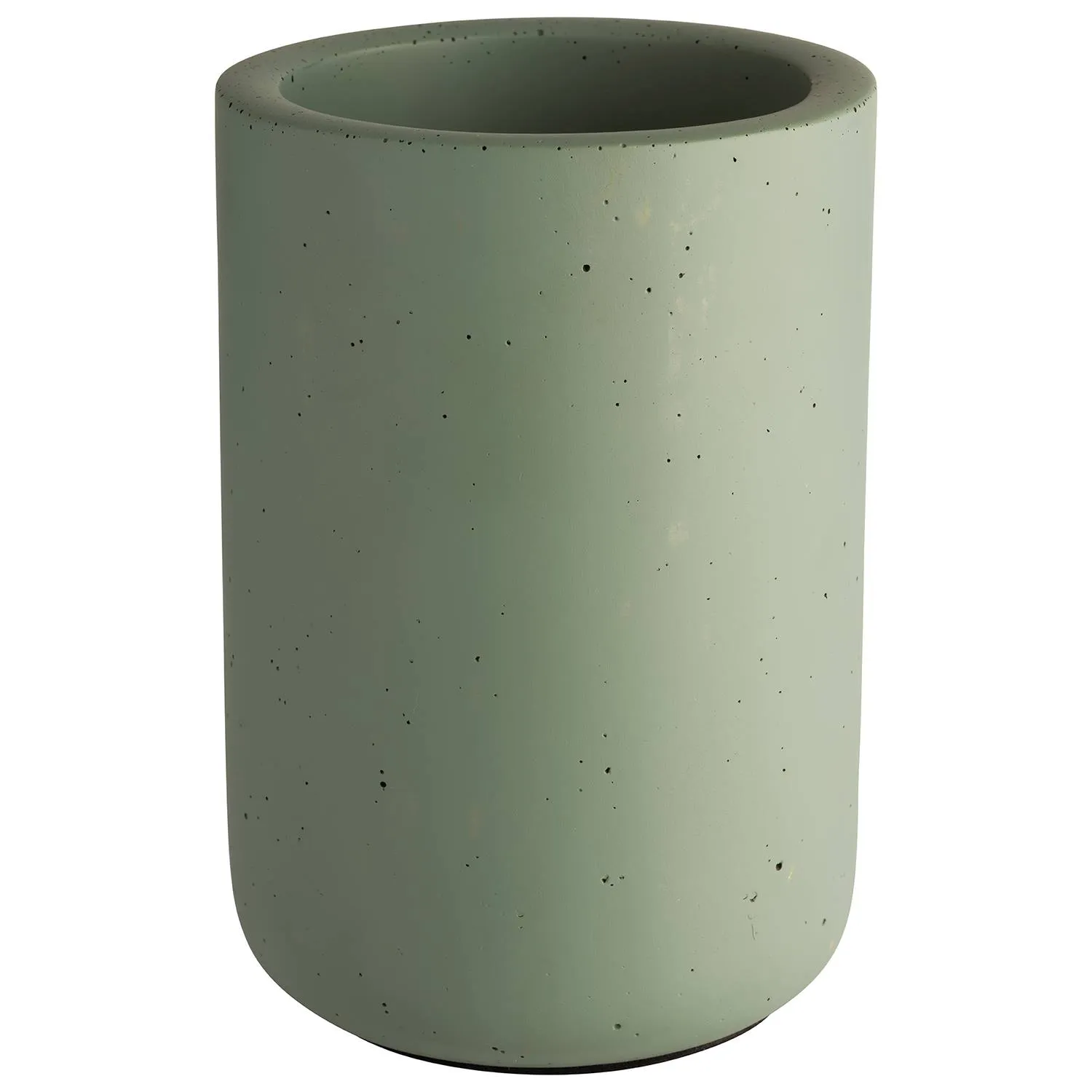 ELEMENT bottle cooler, concrete, D: 12/10 cm, H: 19 cm, colour: light green