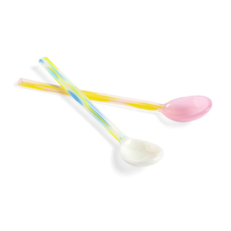 HAY Flat Glass Spoon 2 Pack