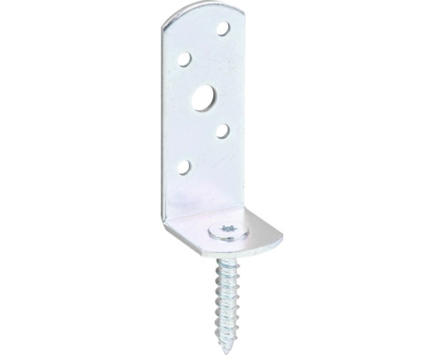 Kaiserthal Wicker fence holder L-shape 75x30x31.5 mm galvanized, thick-film passivated 1 piece
