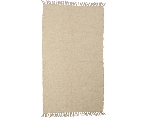 Hornbach Chenille patchwork carpet natural 90x160 cm