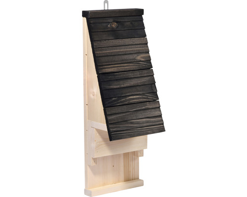 Bat house resting place dobar 195 x 140 mm black wood