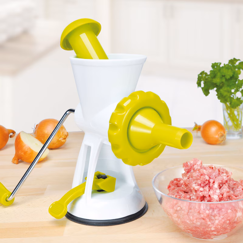 Gravidus Manual meat grinder, stainless steel, plastic