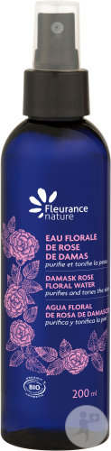 Fleurance Nature Damask Rose Floral Water Organic Pump Spray 200ml