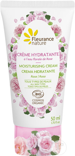 Fleurance Nature Moisturizing Cream With Rose Floral Water Tube 50ml
