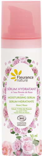 Fleurance Nature Moisturizing Serum With Rose Petal Water Pump Bottle 30ml