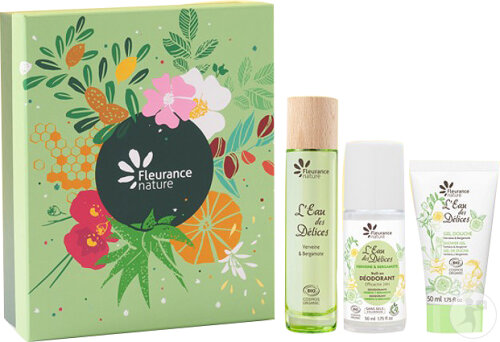 Fleurance Nature Gift Box Verbena Indulgence 3 Products