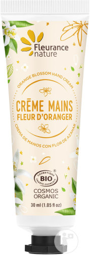Fleurance Nature Hand Cream Orange Blossom Organic Tube 30ml