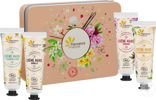 Fleurance Nature Hand Cream Set Floral Escape Organic 4x30ml