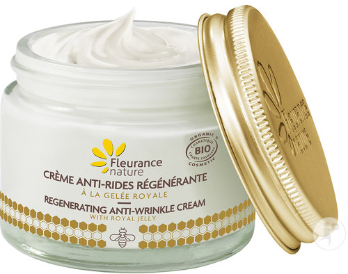 Fleurance Nature Regenerating Anti-Wrinkle Cream With Organic Royal Jelly Jar 50ml