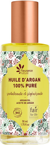 Fleurance Nature Pure Organic Argan Oil 100% Bottle 50ml