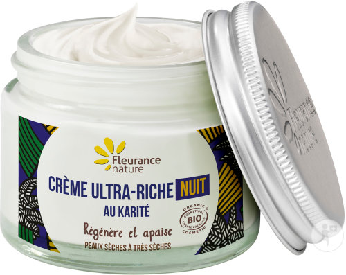 Fleurance Nature Ultra-Rich Night Cream With Shea Organic Jar 50ml