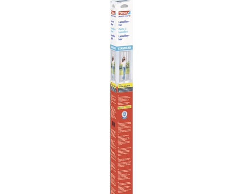 Fly screen slat door XL tesa Insect Stop Standard without drilling anthracite 120x250 cm