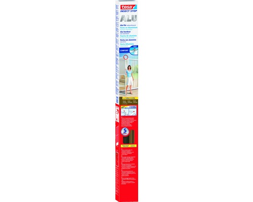 Fly screen door tesa Insect Stop Comfort aluminum frame white 100x220 cm