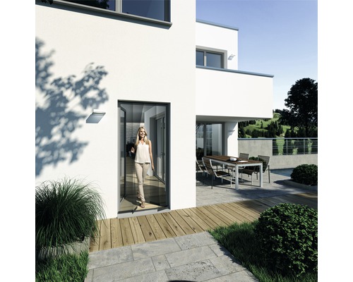 Windhager Fly screen door curtain PLUS no drilling anthracite 100x220 cm