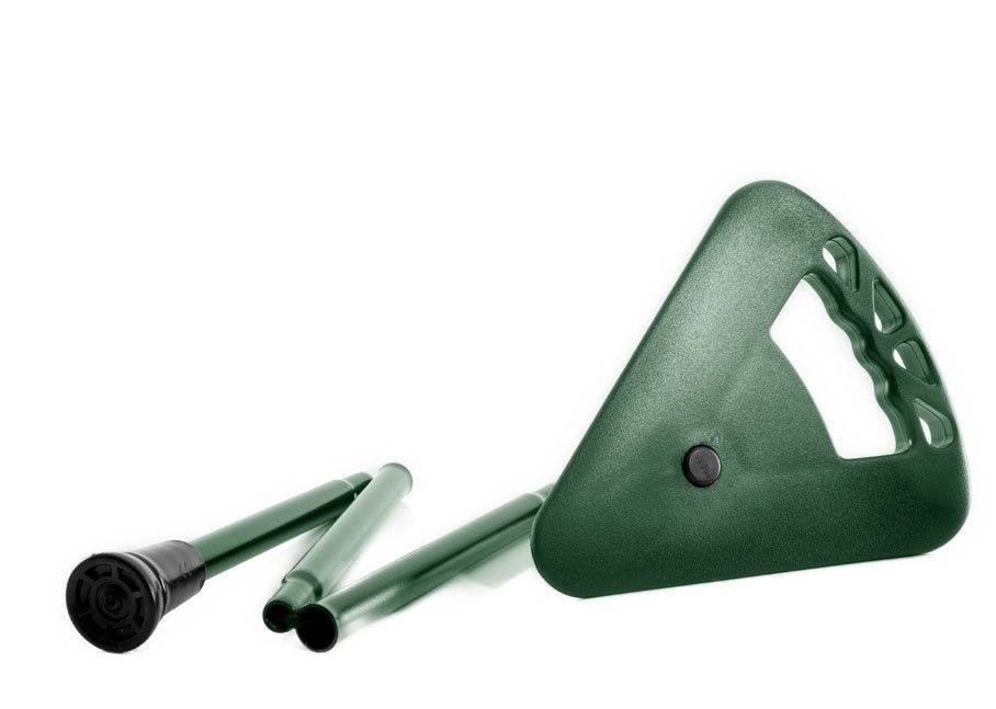 Flipstick seat stick foldable with bag dark green 1 St