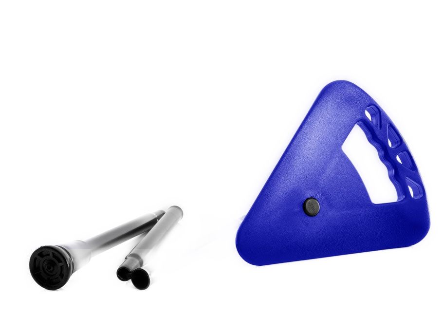 Flipstick seat stick foldable with bag royal blue 1 St