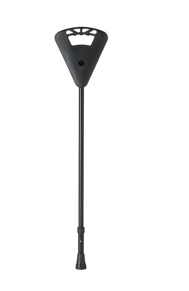 Flipstick telescopic walking stick with black seat 1 St