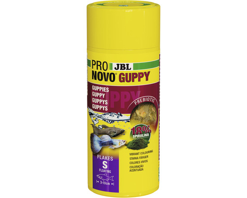 Flake food JBL PRONOVO GUPPY FLAKES size. S 250 ml