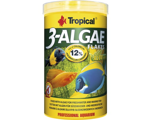 Flake food Tropical 3-Algae Flakes 1 l