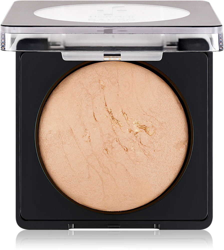 flormar Baked Powder refreshing baked powder Farbton 021 Beige with Gold 9 g