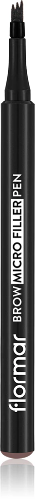 flormar Brow Micro Filler Pen eyebrow pencil Farbton 002 Medium Brown 1.1 ml