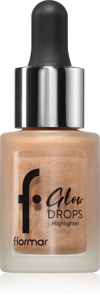 flormar Glow Drops Lip Tattoo liquid brightener Farbton 001 Moon Glow 14 ml