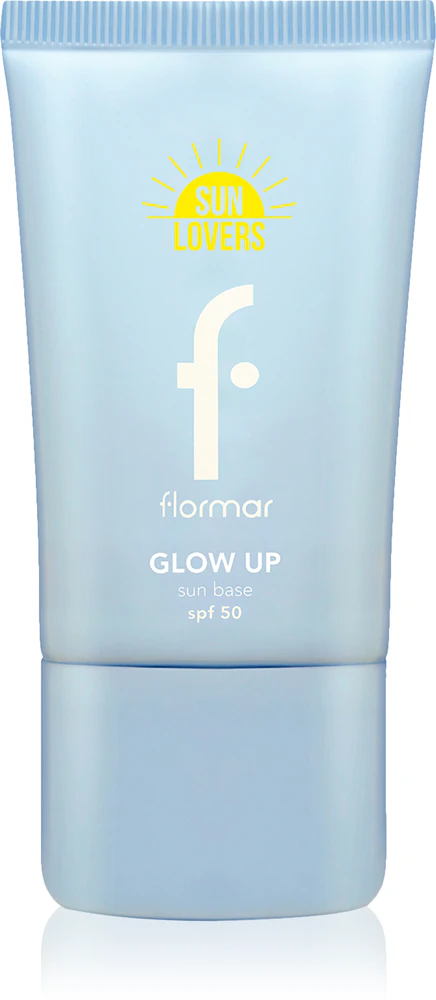 flormar Glow Up Sun Base SPF 50 tanning emulsion for rejuvenating facial skin
