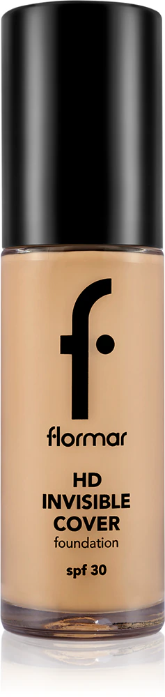 flormar HD Invisible Cover Foundation Light make-up with brightening effect SPF 30 Farbton 80 Soft Beige 30 ml