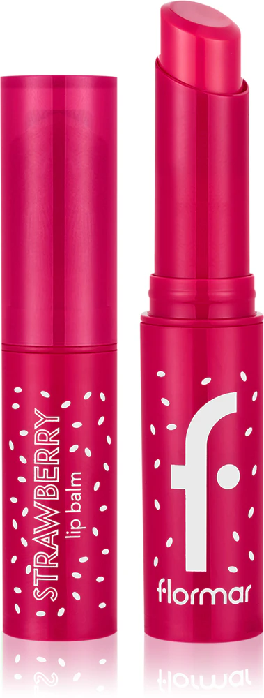 flormar Lip Balm Lip balm with flavor Farbton 003 Strawberry 3 g