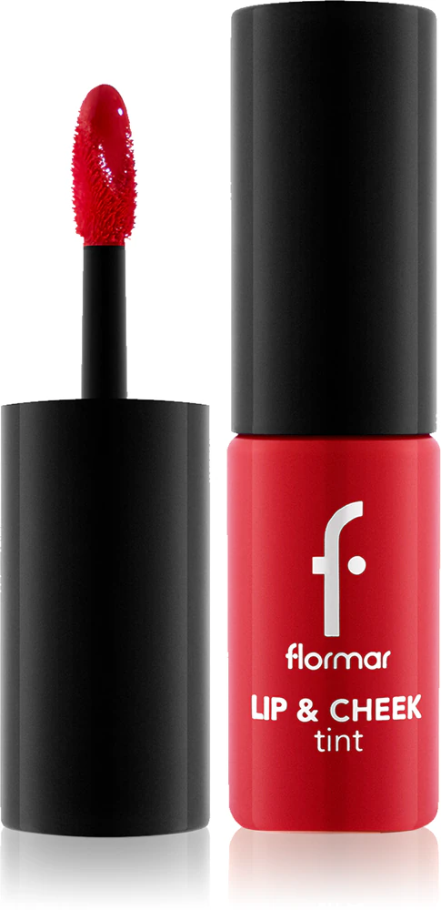 flormar Lip & Cheek Tint liquid blusher for lips and cheeks Farbton 001 Scarlet Ruby 6.7 ml