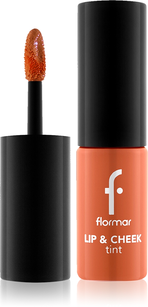flormar Lip & Cheek Tint liquid blusher for lips and cheeks Farbton 003 Apricot Marmalade 6.7 ml