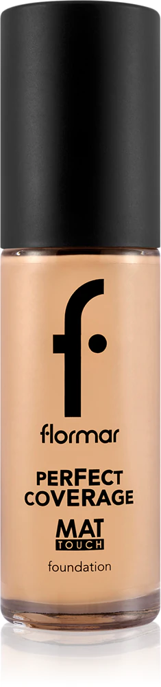 flormar Perfect Coverage Mat Touch Foundation mattifying make-up for mixed to oily skin Farbton 303 Classic Beige 30 ml