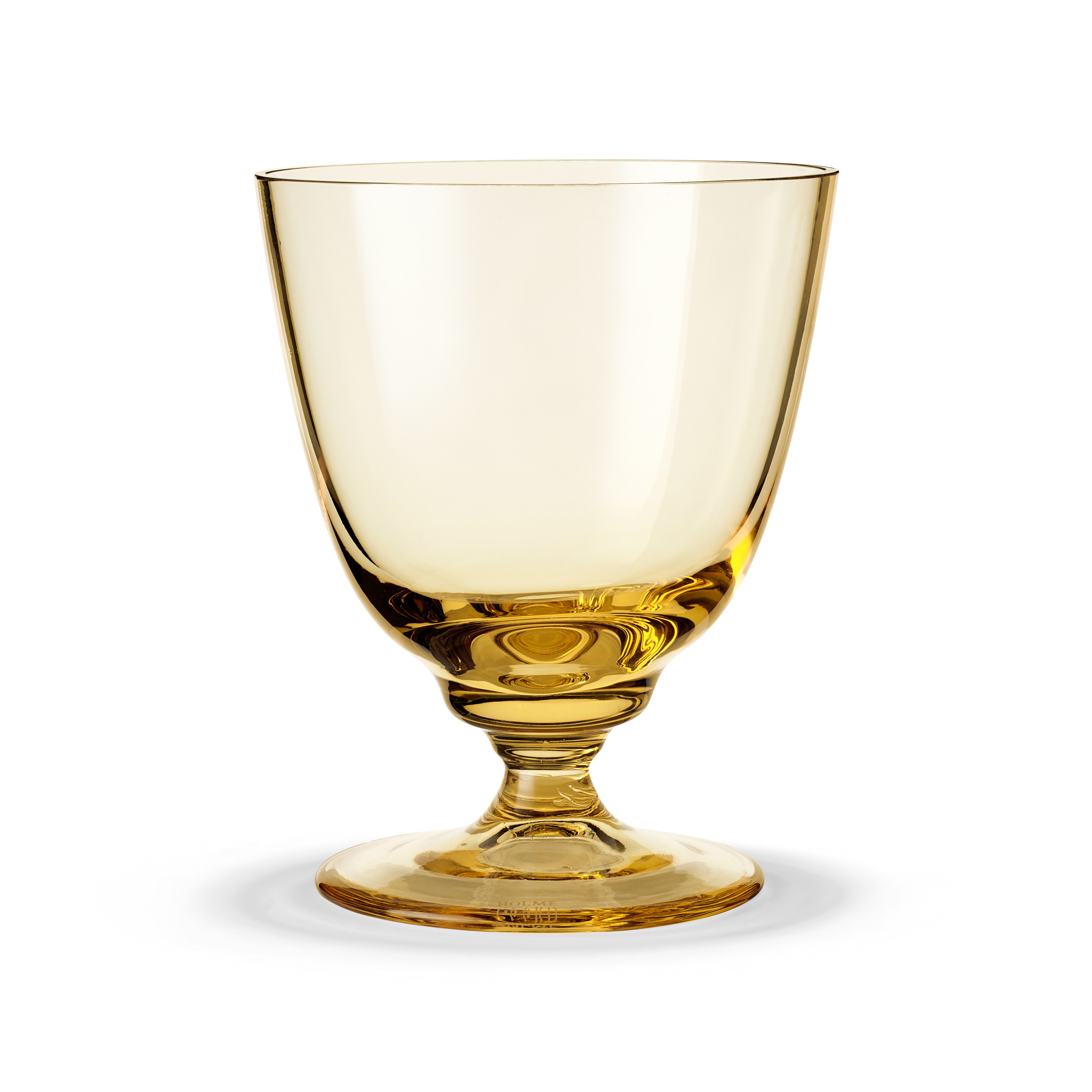 Holmegaard Flow glass on foot 35cl