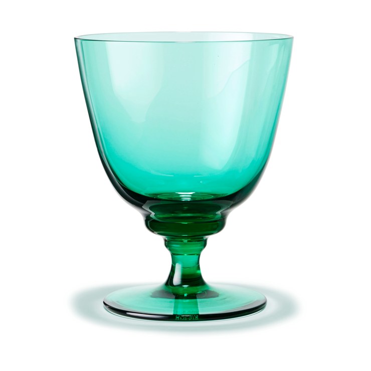 Holmegaard Flow glass on foot 35cl