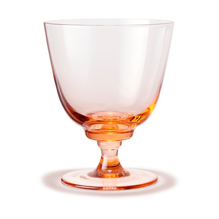 Holmegaard Flow glass on foot 35cl