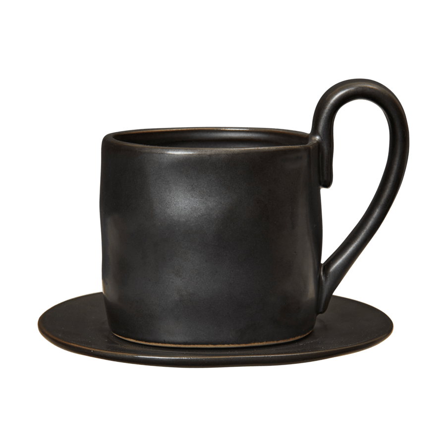Ferm Living Flow cup and saucer 25 cl