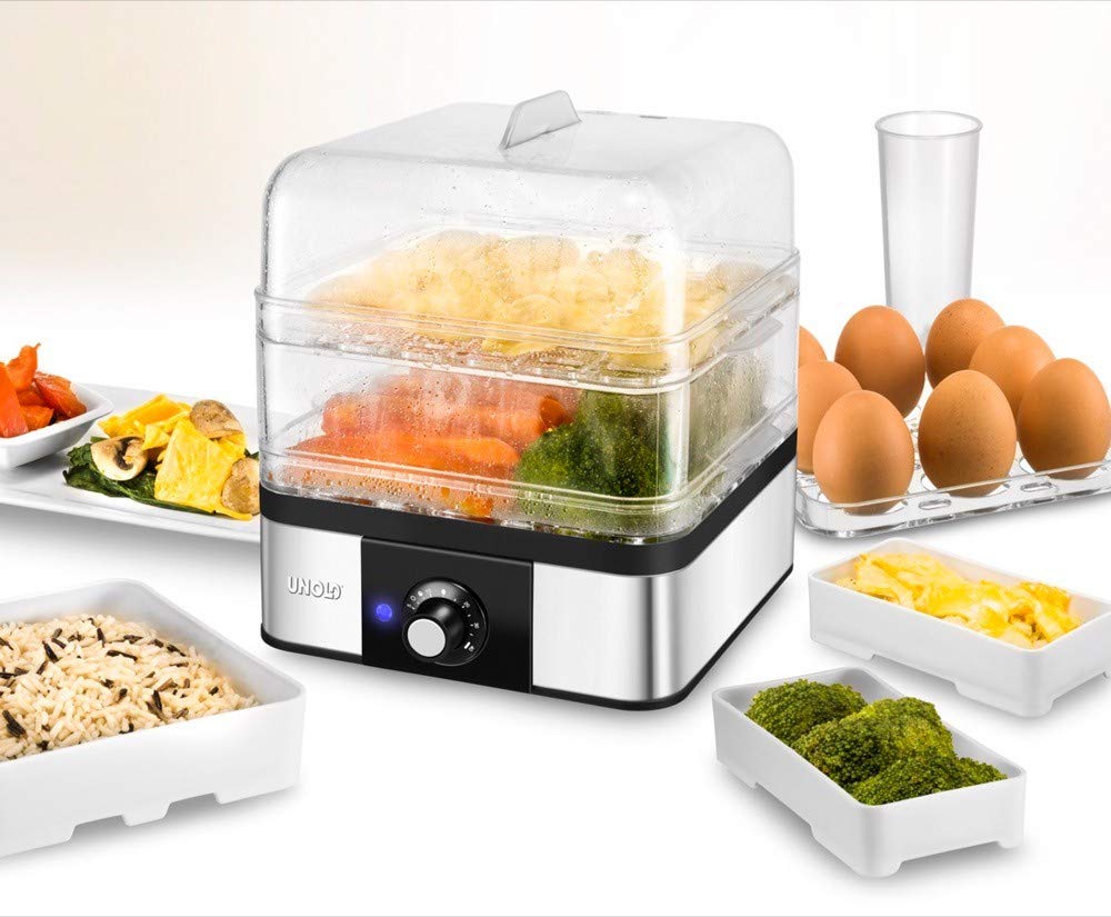 Unold 38650 Steamer Stainless Steel / Black