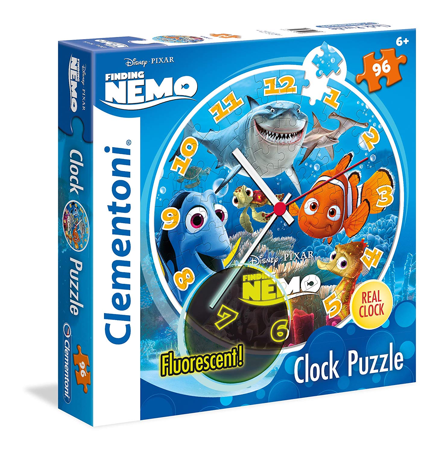 Clementoni Fluorescent Clock Puzzle