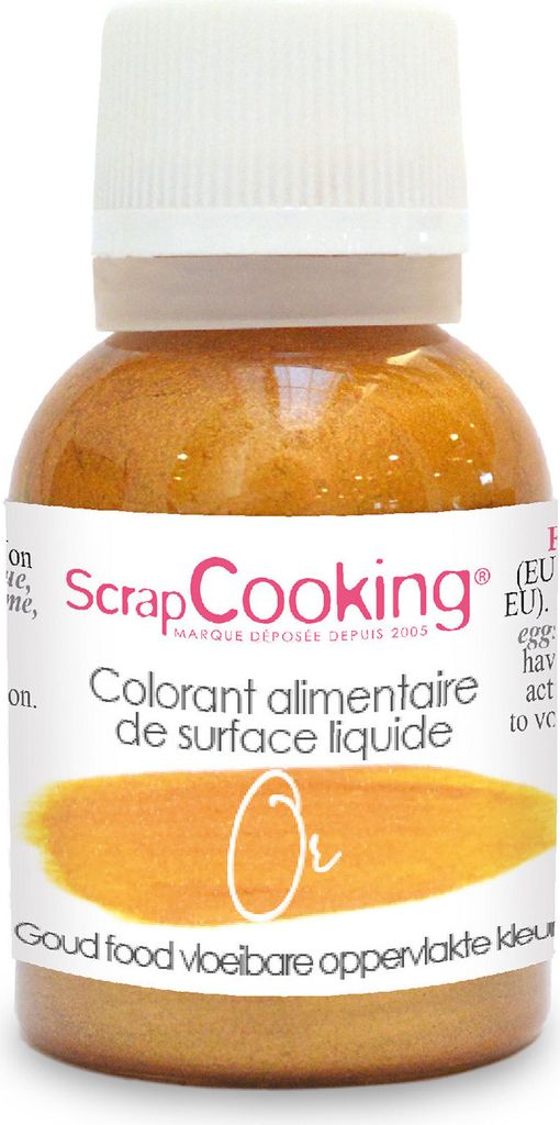 ScrapCooking Liquid food coloring - gold, 100 ml