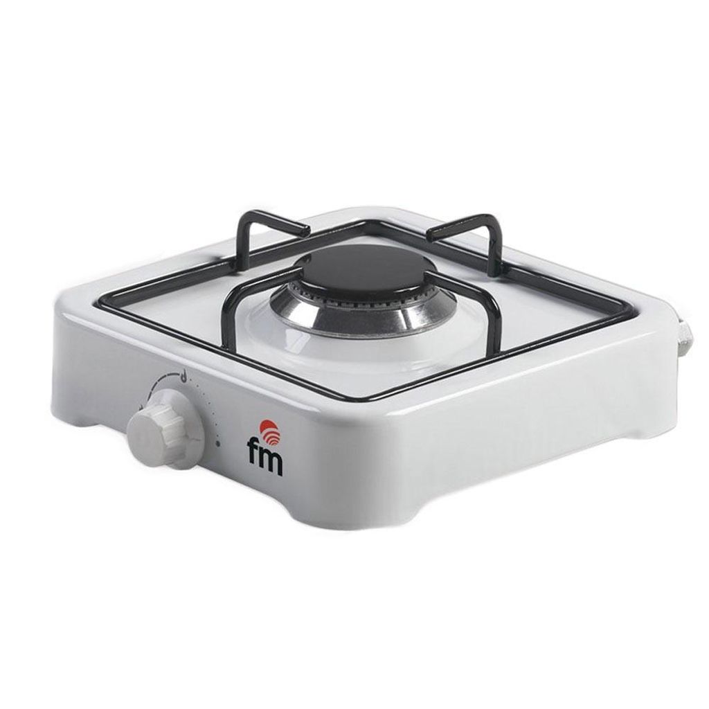 Grupo FM FM Calefacción HG-100, White, Worktop, Gas hob, 1 zone(s), 1 zone(s), Frameless