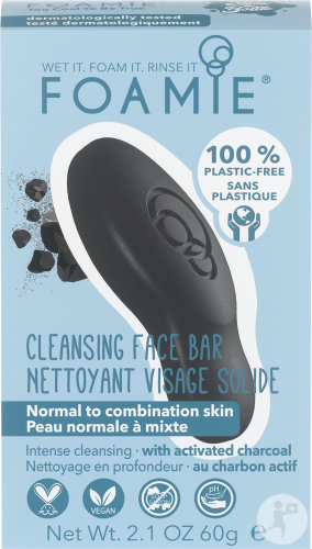 Foamie Solid Facial Cleanser for Normal to Combination Skin 60g
