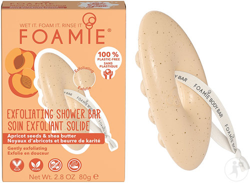 Foamie More Than A Peeling Solid Vegan Peeling Care Apricot Kernel And Shea Butter 80g