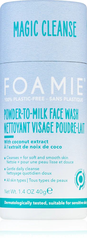 Foamie Powder-To-Milk Face Wash fine powder for thorough cleansing of the skin