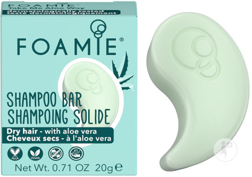 Foamie Take Me Aloe Way Aloe Vera Dry Shampoo Vegan For Dry Hair Travel Format 20g